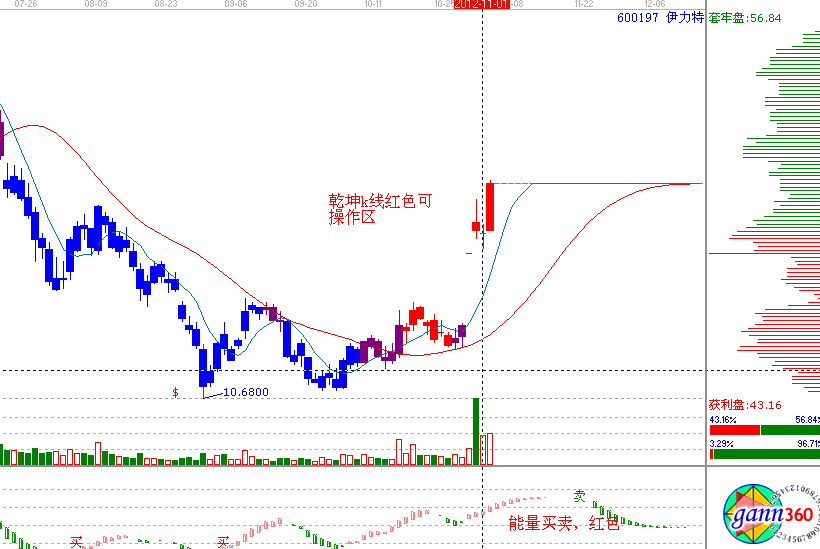 江恩理論分析&mdash;實戰案例600197